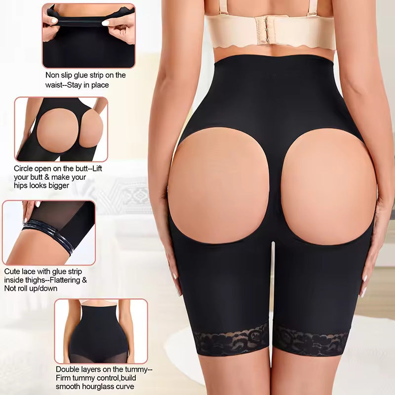 Body Shaping Butt-lift Underwear Hollow Design Shaping Waist