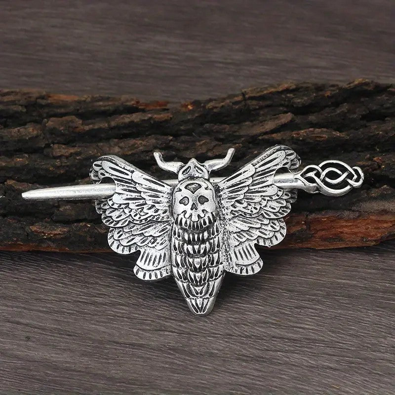 Female Viking Barrettes Animal Alloy Crescent Cloud