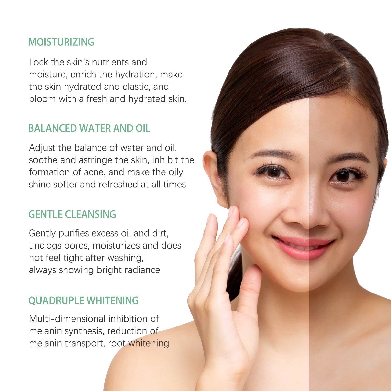 Facial Cleansing Gentle Moisturizer Care