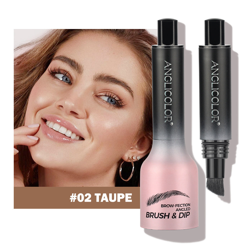 Brow-Fection Angled Liquid Brush Eyebrow Pencil Liquid Eyebrow Enhancer Easy To Color Long-Lasting Quick-Drying